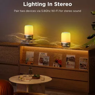 Govee Table Lamp 2 RGBW Akumulátorová lampa s reproduktorom - zvuk od JBL Govee Table Lamp 2 RGBW Akumulátorová lampa s reproduktorom - zvuk od JBL