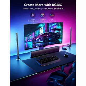 Govee Smart Gaming WiFi LED Panely + Smart Dual ovládač White