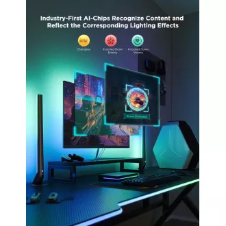 Govee AI Sync Box Kit 2 Smart sada PC osvetlenie 27-34" + LED panely