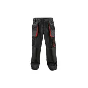 FF CARL BE-01-003 nohavice čierna/červená 48