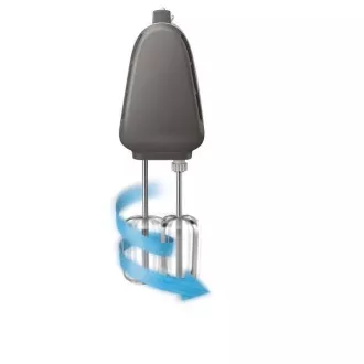 Philips HR3740/00 Viva Collection ručný šľahač, 450 W, dvojitá šľahacia metla, 5 rýchlostí, funkcia turbo, biely