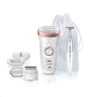 Braun Silk-épil 9-890 Rose Gold epilátor, SensoSmart, suché a mokré holenie, 2 rýchlosti, masážny systém, darčeková edícia Braun Silk-épil 9-890 Rose Gold epilátor, SensoSmart, suché a mokré holenie, 2 rýchlosti, masážny systém, darčeková edícia