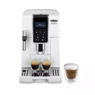 DeLonghi ECAM 350.35.W Dinamica plnoautomatický kávovar, 1450 W, 15 bar, LCD displej, biela DeLonghi ECAM 350.35.W Dinamica plnoautomatický kávovar, 1450 W, 15 bar, LCD displej, biela