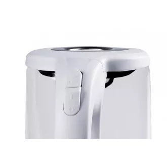 Orava VK-4017 W rýchlovarná kanvica, 2200 W, 1.7 l, sklenená, LED podsvietenie, automatické vypnutie, biela