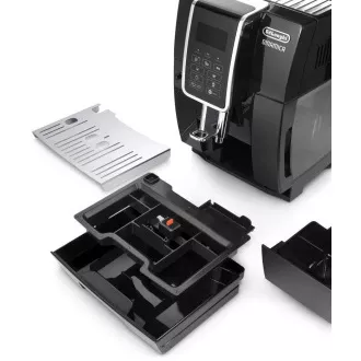 DeLonghi Dinamica ECAM 350.55.B automatický kávovar, 15 bar, vstavaný mlynček, mliečny systém, zásobník na mletú kávu DeLonghi Dinamica ECAM 350.55.B automatický kávovar, 15 bar, vstavaný mlynček, mliečny systém, zásobník na mletú kávu