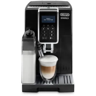 DeLonghi Dinamica ECAM 350.55.B automatický kávovar, 15 bar, vstavaný mlynček, mliečny systém, zásobník na mletú kávu DeLonghi Dinamica ECAM 350.55.B automatický kávovar, 15 bar, vstavaný mlynček, mliečny systém, zásobník na mletú kávu