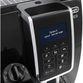DeLonghi Dinamica ECAM 350.55.B automatický kávovar, 15 bar, vstavaný mlynček, mliečny systém, zásobník na mletú kávu DeLonghi Dinamica ECAM 350.55.B automatický kávovar, 15 bar, vstavaný mlynček, mliečny systém, zásobník na mletú kávu