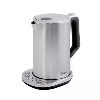 ORAVA Delux rýchlovarná kanvica, 2200 W, 1.7 l, regulácia teploty, automatické vypnutie, nerez