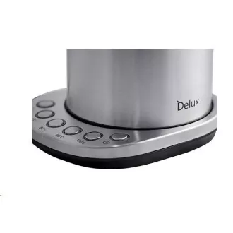 ORAVA Delux rýchlovarná kanvica, 2200 W, 1.7 l, regulácia teploty, automatické vypnutie, nerez