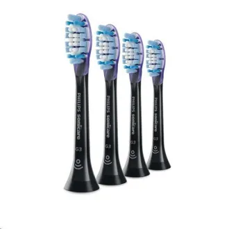Philips HX9054/33 Sonicare G3 Premium Gum Care, náhradné hlavice, štandardné hlavice, 4 kusy, nasadzovacia, čierna