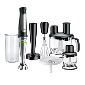 Braun Multiquick 7 MQ 7087 X tyčový mixér, 1000 W, bohaté príslušenstvo, regulácia otáčok, čierny