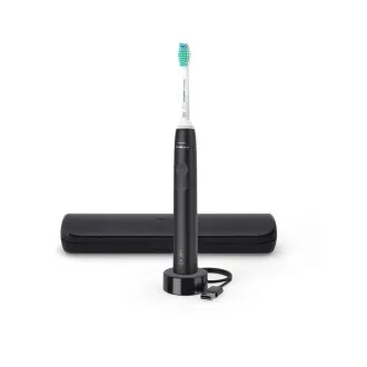 Philips HX3673/14 Sonicare 3100, zubná kefka, pre dospelých, 31000 kmitov/min, časovač, tlakový senzor, púzdro, čierny