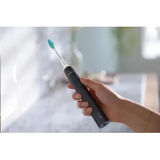 Philips HX3673/14 Sonicare 3100, zubná kefka, pre dospelých, 31000 kmitov/min, časovač, tlakový senzor, púzdro, čierny