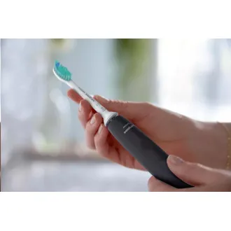 Philips HX3673/14 Sonicare 3100, zubná kefka, pre dospelých, 31000 kmitov/min, časovač, tlakový senzor, púzdro, čierny