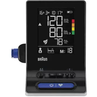 Braun ExactFit 5 CONNECT BUA6350 tlakomer na paži, detekcia arytmie, LCD displej, Bluetooth