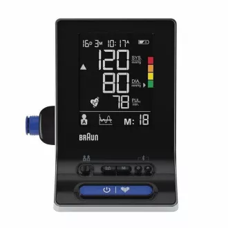 Braun ExactFit 5 CONNECT BUA6350 tlakomer na paži, detekcia arytmie, LCD displej, Bluetooth