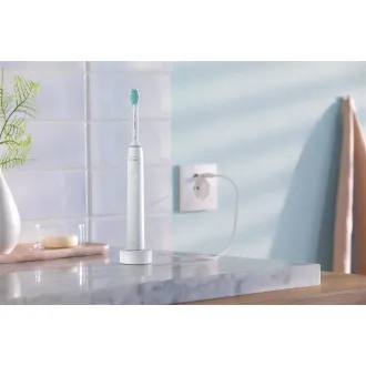 Philips Sonicare 3100 HX3671/13 elektrická zubná kefka, 1 režim, časovač, tlakový senzor, biely