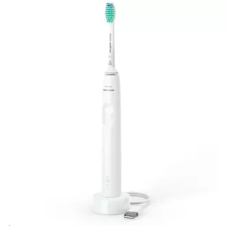 Philips HX3675/13 Sonicare 3100, set zubných kefiek, pre dospelých, 31000 kmitov/min, časovač, tlakový senzor, biely