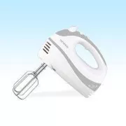 Orava SL-110 ručný šľahač, 300 W, 75 dB, 5 rýchlostí, pulzný spínač, šedá / biela