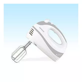 Orava SL-110 ručný šľahač, 300 W, 75 dB, 5 rýchlostí, pulzný spínač, šedá / biela