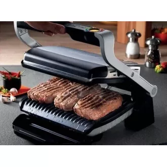 Tefal GC712D34 elektrický gril OptiGrill+ Inox, 2000 W, 6 programov, termostat, tácka na šťavu, strieborná / čierna Tefal GC712D34 elektrický gril OptiGrill+ Inox, 2000 W, 6 programov, termostat, tácka na šťavu, strieborná / čierna