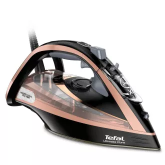 Tefal Ultimate Pure FV9845E0 naparovacia žehlička, 3200 W, Anti-drip, automatické vypnutie, broskyňová Tefal Ultimate Pure FV9845E0 naparovacia žehlička, 3200 W, Anti-drip, automatické vypnutie, broskyňová
