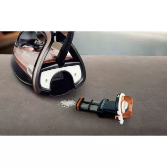 Tefal Ultimate Pure FV9845E0 naparovacia žehlička, 3200 W, Anti-drip, automatické vypnutie, broskyňová Tefal Ultimate Pure FV9845E0 naparovacia žehlička, 3200 W, Anti-drip, automatické vypnutie, broskyňová