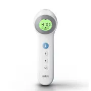 Braun BNT400WE bezkontaktný teplomer, Age Precision, tichý režim, podsvietený displej, biely - Rozbalené