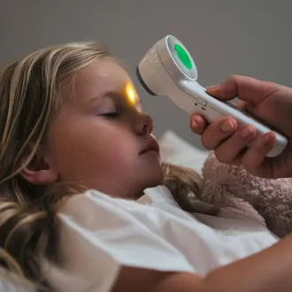 Braun BNT400WE bezkontaktný teplomer, Age Precision, tichý režim, podsvietený displej, biely - Rozbalené