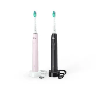 Philips HX3675/15 Sonicare elektrická zubná kefka, sonická, časovač, tlakový senzor, 2 kusy, ružová a čierna Philips HX3675/15 Sonicare elektrická zubná kefka, sonická, časovač, tlakový senzor, 2 kusy, ružová a čierna