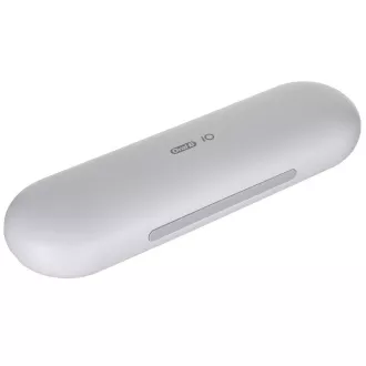 Oral-B iO 10 Stardust White elektrická zubná kefka, magnetická, 7 režimov, displej, AI 3D sledovanie povrchu zubov, biely