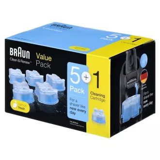 Braun CCR5+1 čistiace náplne Braun CCR5+1 čistiace náplne