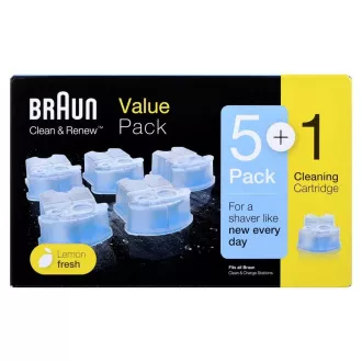 Braun CCR5+1 čistiace náplne Braun CCR5+1 čistiace náplne