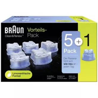 Braun CCR5+1 čistiace náplne Braun CCR5+1 čistiace náplne