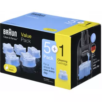 Braun CCR5+1 čistiace náplne Braun CCR5+1 čistiace náplne