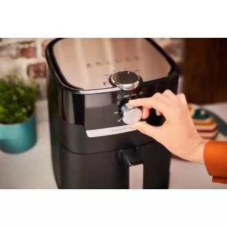 TEFAL EY501815 Easy Fry & Grill teplovzdušná fritéza, fritovanie a grilovanie, 4, 2 l, 1550 W, mechanické ovládanie, čierna TEFAL EY501815 Easy Fry & Grill teplovzdušná fritéza, fritovanie a grilovanie, 4, 2 l, 1550 W, mechanické ovládanie, čierna
