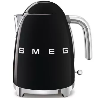 Smeg KLF03BLEU rýchlovarná kanvica, 1, 7 l, (7 šálok), 2400 W, štýl 50. rokov, čierna
