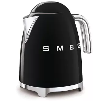 Smeg KLF03BLEU rýchlovarná kanvica, 1, 7 l, (7 šálok), 2400 W, štýl 50. rokov, čierna
