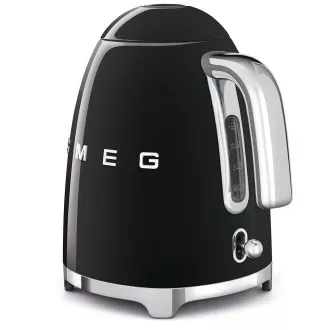 Smeg KLF03BLEU rýchlovarná kanvica, 1, 7 l, (7 šálok), 2400 W, štýl 50. rokov, čierna