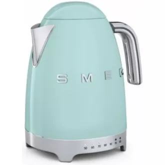 Smeg KLF04PGEU rýchlovarná kanvica, 1, 7 l (7 šálok), 2400 W, štýl 50. rokov, riadenie teploty, 7 programov, pastelovo zelená