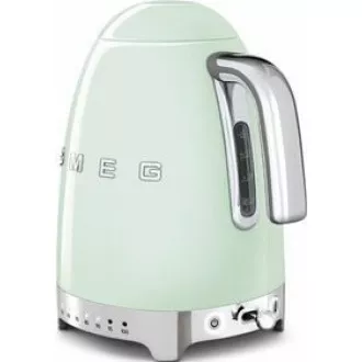 Smeg KLF04PGEU rýchlovarná kanvica, 1, 7 l (7 šálok), 2400 W, štýl 50. rokov, riadenie teploty, 7 programov, pastelovo zelená