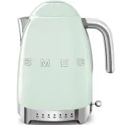 Smeg KLF04PGEU rýchlovarná kanvica, 1, 7 l (7 šálok), 2400 W, štýl 50. rokov, riadenie teploty, 7 programov, pastelovo zelená