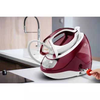 Tefal GV9220E0 Pro Express Protect žehlička, parný generátor, vertikálne naparovanie, automatické vypínanie, bordová