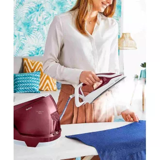 Tefal GV9220E0 Pro Express Protect žehlička, parný generátor, vertikálne naparovanie, automatické vypínanie, bordová