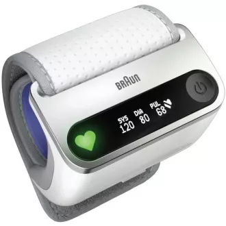Braun iCheck7 BPW 4500WE tlakomer, na zápästie, LCD displej, Bluetooth