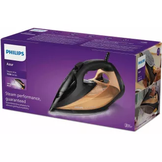 Philips DST7040/80 naparovacia žehlička, 2800 W, automatické vypnutie, samočistenie, kropenie, zlatá / čierna Philips DST7040/80 naparovacia žehlička, 2800 W, automatické vypnutie, samočistenie, kropenie, zlatá / čierna