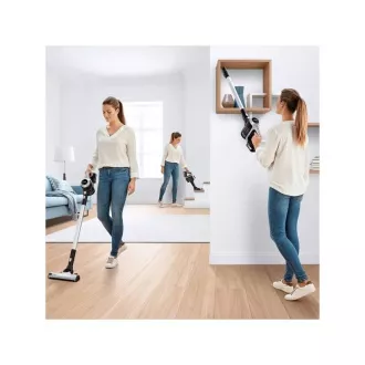 Bosch Unlimited BCS612KA2 tyčový vysávač, bezvreckový, kazetový filter, s batériou, biely