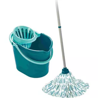 Leifheit 56792 Classic Mop Set upratovací set, strapcový mop, žmýkací mop, vedierko
