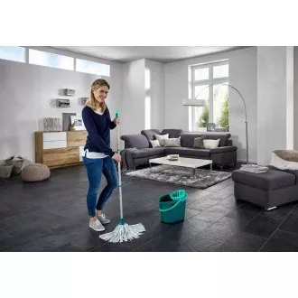 Leifheit 56792 Classic Mop Set upratovací set, strapcový mop, žmýkací mop, vedierko