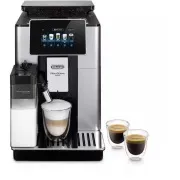 DeLonghi PrimaDonna Soul ECAM 610.55.SB automatický kávovar, 1450 W, 19 bar, vstavaný mlynček, šikovný, mliečny systém